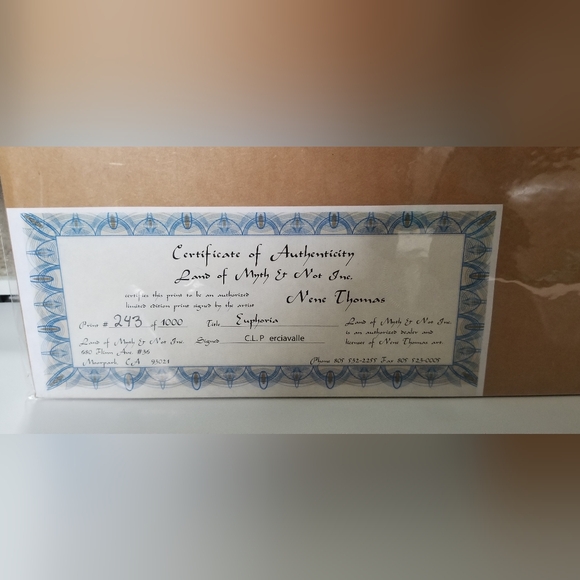 Nene Thomas Euphoria Horse Fairy Limited Edition Print Signed Numbered - Picture 15 of 15